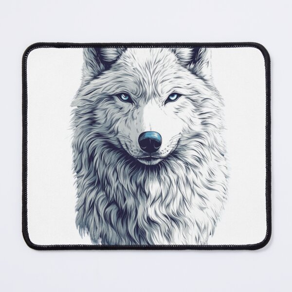 Item preview, White Direwolf | T-Shirt designed and sold by NicolasGlowArt.