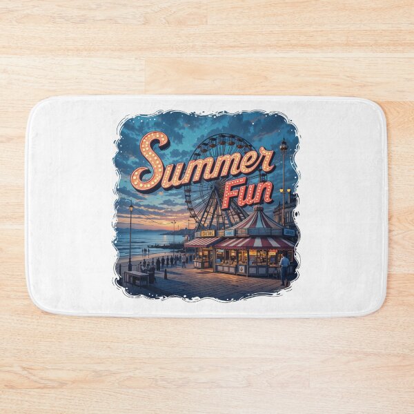 Item preview, Summer fun Sunset Boardwalk Carnival: A Summer Celebration designed and sold by latelierdechris.