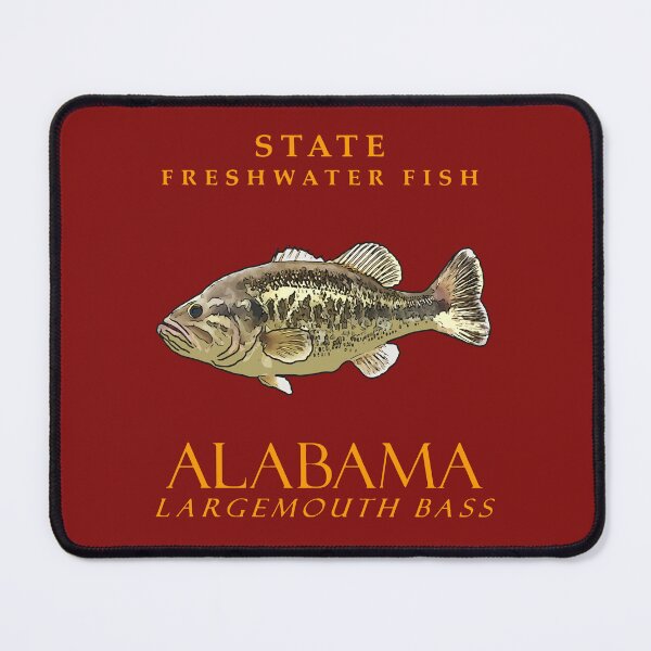 Item preview, Alabama Territory Freshwater Fish The Largemouth Bass designed and sold by taiche.