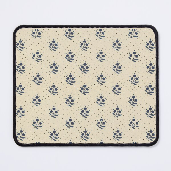 Item preview, Vintage blue and cream floral design designed and sold by celiacreatec.