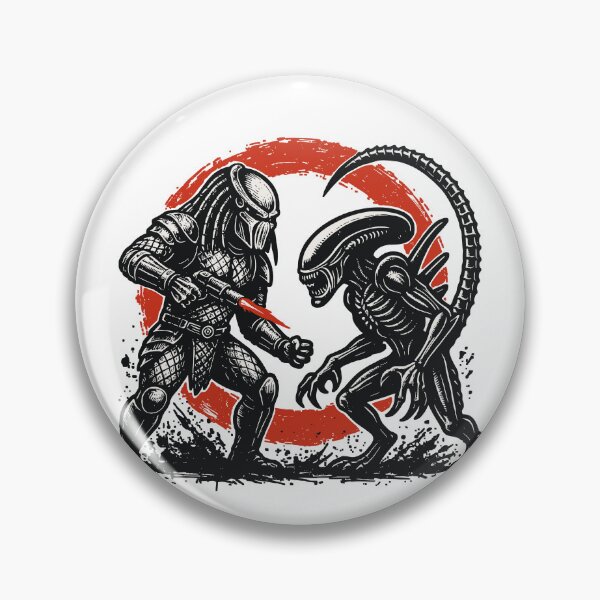 Item preview, Predator vs Alien Laser Duel | Clean Sci-Fi Comic Style designed and sold by Petru&Myself.