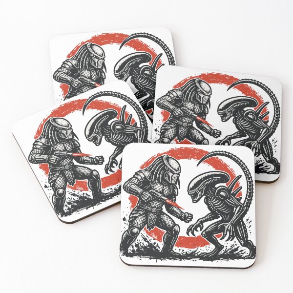 Item preview, Predator vs Alien Laser Duel | Clean Sci-Fi Comic Style designed and sold by Petru&Myself.
