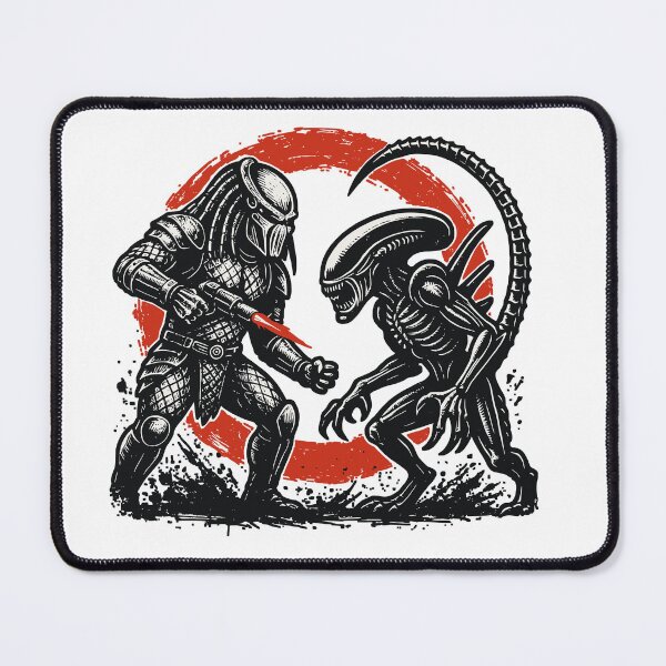 Item preview, Predator vs Alien Laser Duel | Clean Sci-Fi Comic Style designed and sold by Petru&Myself.