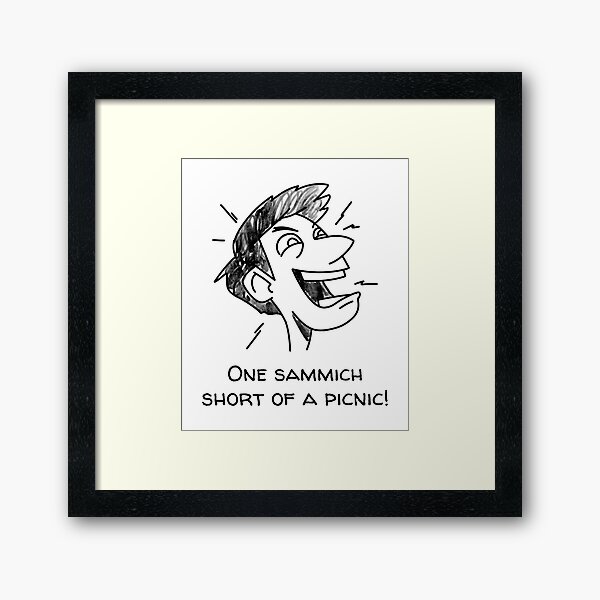 Item preview, One sammich short of a picnic.” Funny Southern t-shirt designed and sold by LCCreation25.