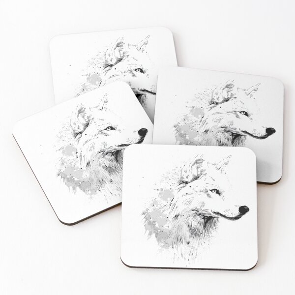 Item preview, White Direwolf Sticker designed and sold by NicolasGlowArt.