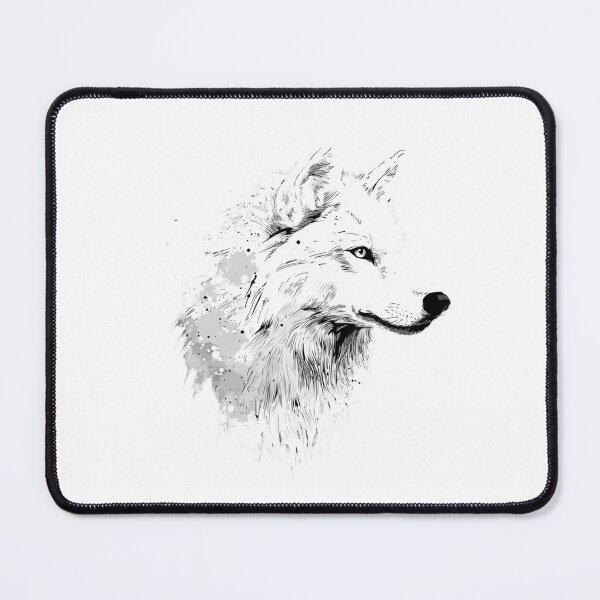 Item preview, White Direwolf Sticker designed and sold by NicolasGlowArt.
