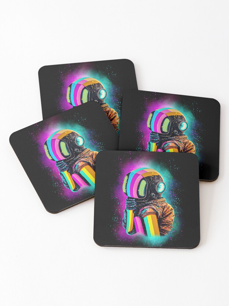 Thumbnail 1 of 5, Coasters (Set of 4), GALEX designed and sold by DWBROODLE.