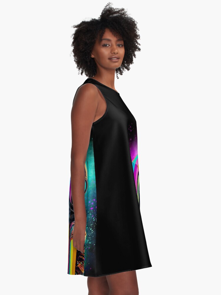 Thumbnail 2 of 4, A-Line Dress, GALEX designed and sold by DWBROODLE.