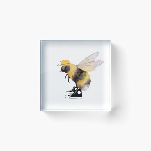 Item preview, Bee in Hat and Sneakers - Spring Summer Symbol designed and sold by GorinART.