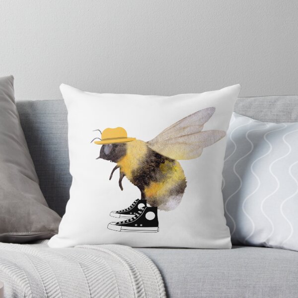 Item preview, Bee in Hat and Sneakers - Spring Summer Symbol designed and sold by GorinART.