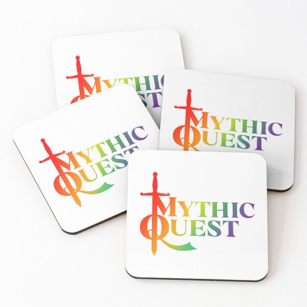 Item preview, mythic quest rainbow logo designed and sold by rilesweir.