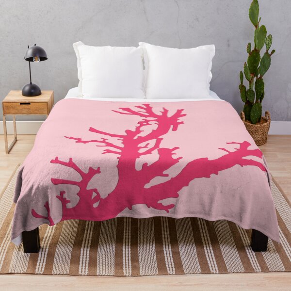 Item preview, Coral branch - shades of coral pink designed and sold by Marymarice.