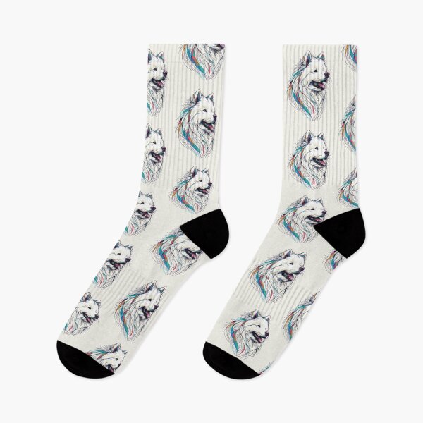 Item preview, Colorful dog. Dog breed. Samoyed. designed and sold by MagelliShop.