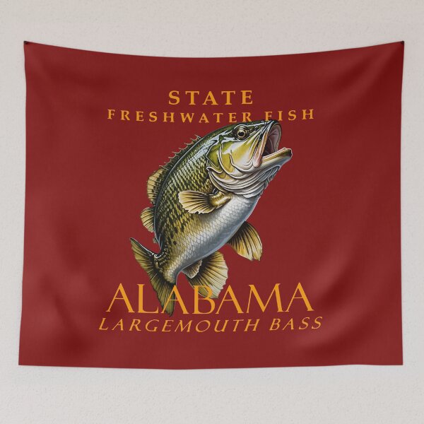 Item preview, Alabama Territory Freshwater Fish The Spotted Bass designed and sold by taiche.