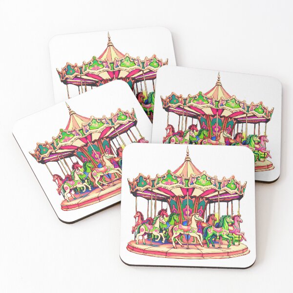Item preview, Christmas Carousel in Candy Stripes designed and sold by Marymarice.