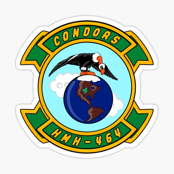 Item preview, HMH-464 Condors Toy Emblem designed and sold by Rotorhead Designs.