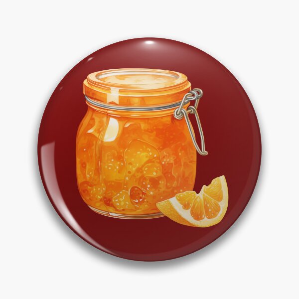 Item preview, Orange Marmalade in a Glass Jar designed and sold by Violet Peonies.