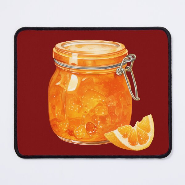 Item preview, Orange Marmalade in a Glass Jar designed and sold by Violet Peonies.