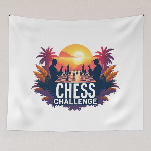Item preview, Tropical Chess Challenge: Strategy Meets Serenity designed and sold by latelierdechris.