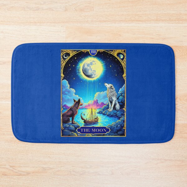 Item preview, Tarot Card Illustration, The Moon designed and sold by Marymarice.
