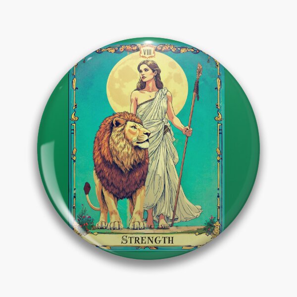 Item preview, Tarot Card Illustration, Strength designed and sold by Marymarice.