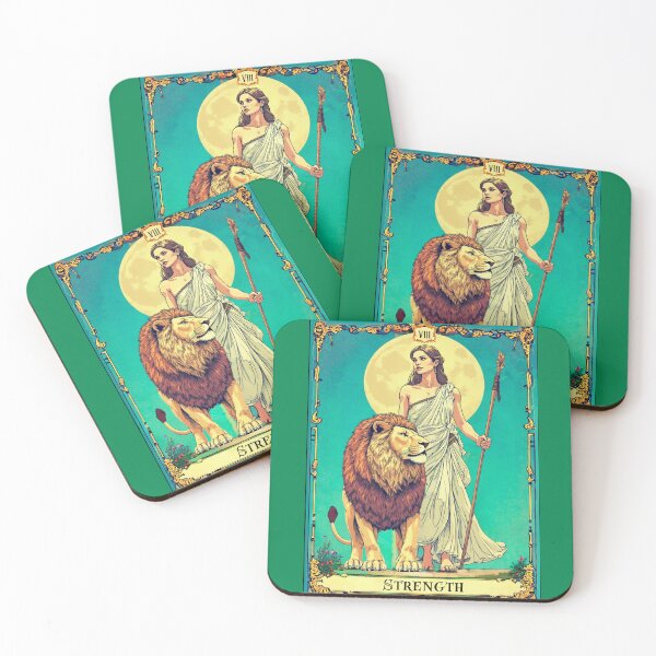 Item preview, Tarot Card Illustration, Strength designed and sold by Marymarice.