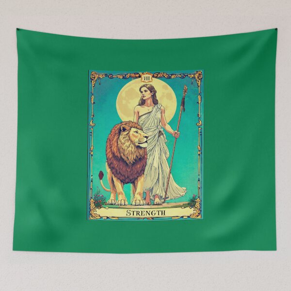 Item preview, Tarot Card Illustration, Strength designed and sold by Marymarice.