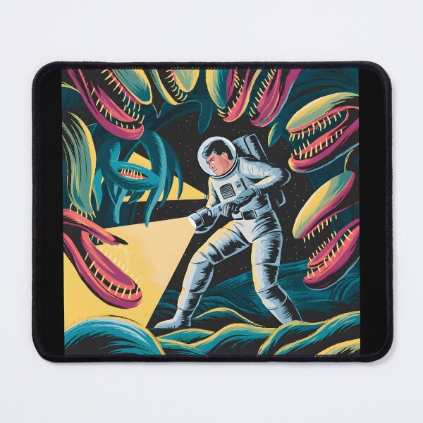 Item preview, Astronaut vs Carnivorous Alien Plants designed and sold by Into The Rabbit Hole.