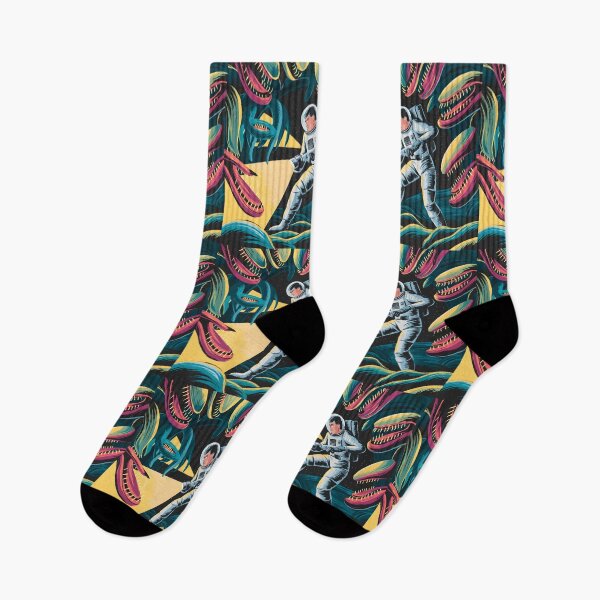 Item preview, Astronaut vs Carnivorous Alien Plants designed and sold by Into The Rabbit Hole.