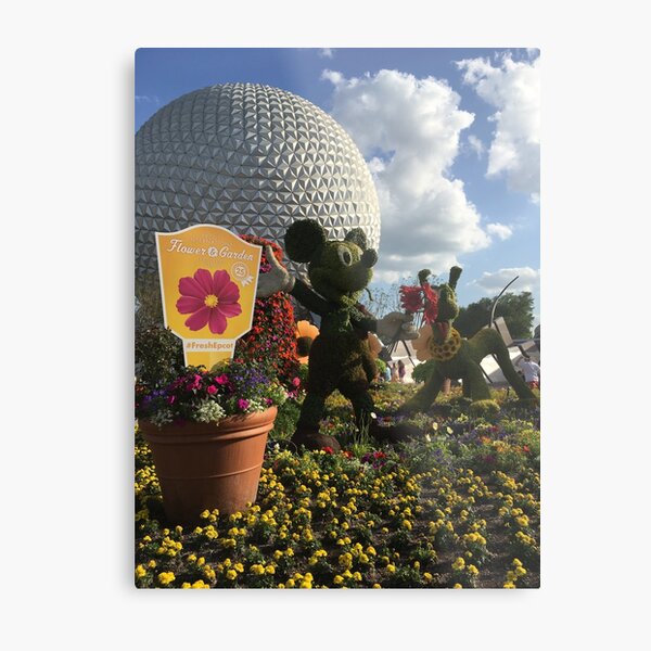 Item preview, epcot flower garden designed and sold by chickflickcomfort.