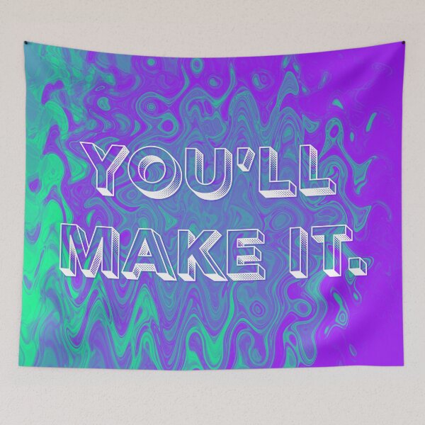 Item preview, You'll Make It - Purple Wave designed and sold by sillyjess.