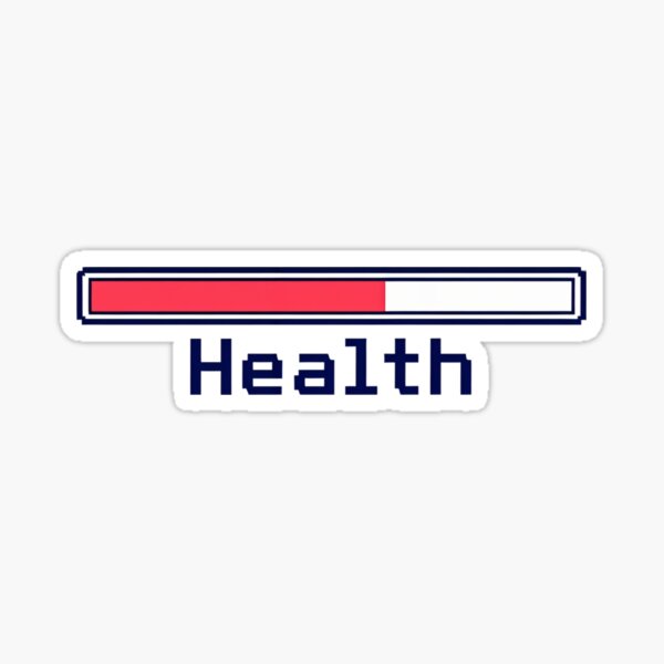 Item preview, Video Game Health Bar: A Gamer's Essential Visual designed and sold by latelierdechris.