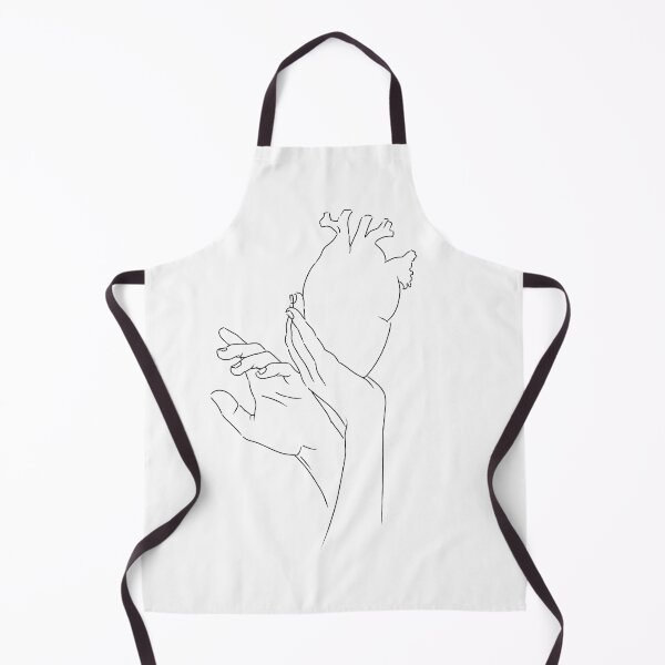 Item preview, AURORA Aksnes What Happened To The Heart ? Hands Lineart designed and sold by incloudines.
