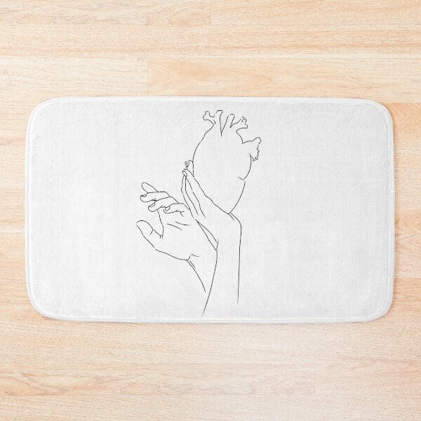 Item preview, AURORA Aksnes What Happened To The Heart ? Hands Lineart designed and sold by incloudines.