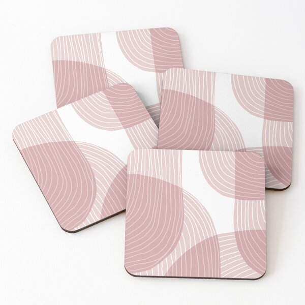 Item preview, Blush Organic Art with Minimal Line Design designed and sold by Pattern&Pixel.
