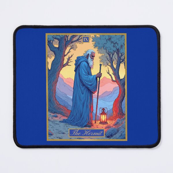 Item preview, Tarot Card Illustration, The Hermit designed and sold by Marymarice.