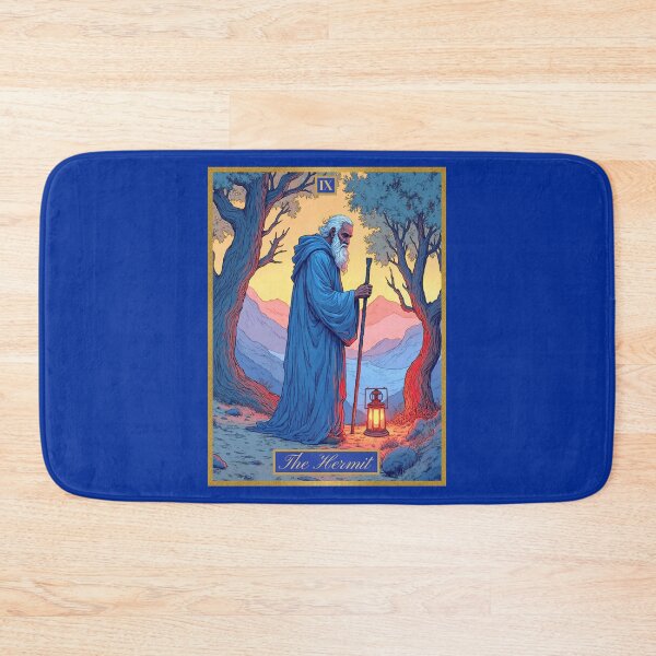 Item preview, Tarot Card Illustration, The Hermit designed and sold by Marymarice.