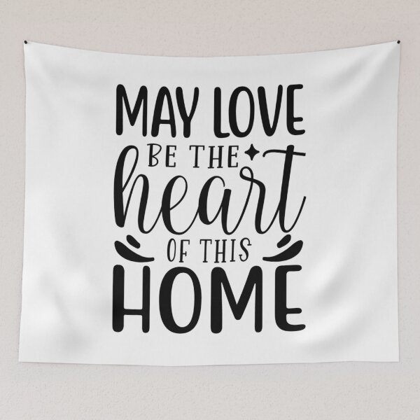 Item preview, May love be at the heart of this home designed and sold by FoxinhoSoumaila.