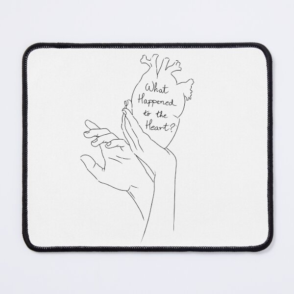Item preview, AURORA Aksnes What Happened To The Heart ? Text lineart v.1 designed and sold by incloudines.