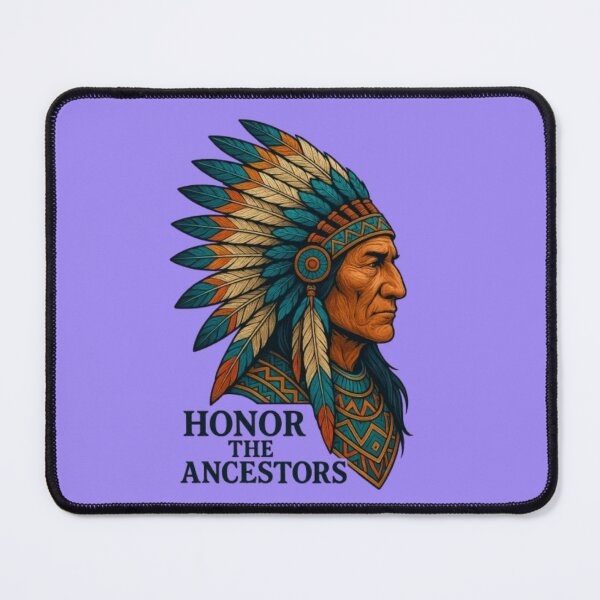 Item preview, Honor the Ancestors Native American Headdress Art designed and sold by My-Hoodies.