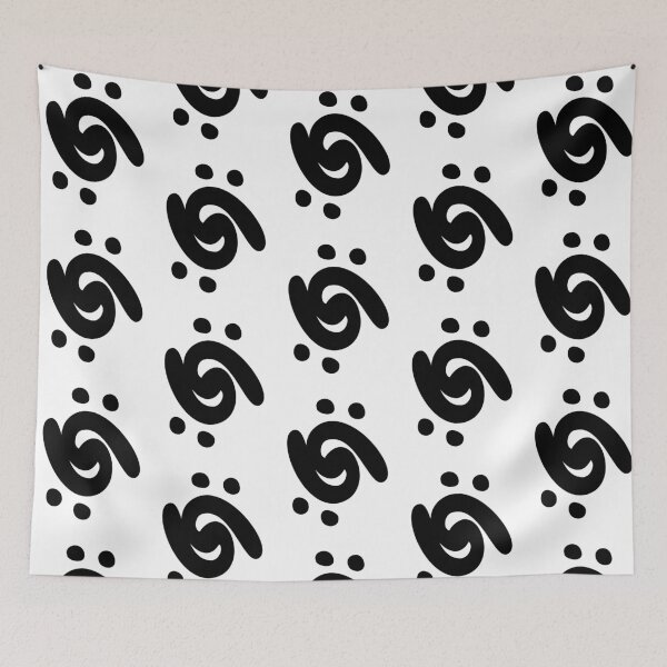 Item preview,  Bass Music Clef Abstract Design. designed and sold by TheMysticNook.
