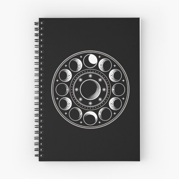 Item preview, Moon Phases Orbiting Magic Circle designed and sold by SignumShop.