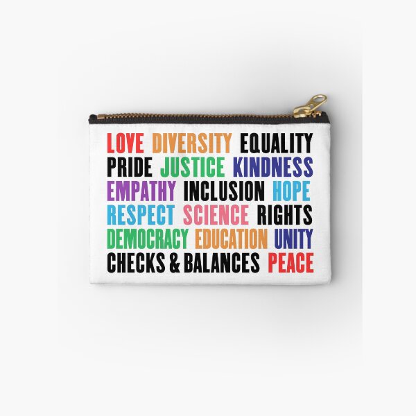 Item preview, Pro Love Diversity Equality Pride Empathy Science Checks Balances Tshirts Hoodies Hats Stickers Magnets Anti Trump Fuck Trump Flags Banners  designed and sold by allfreelance.