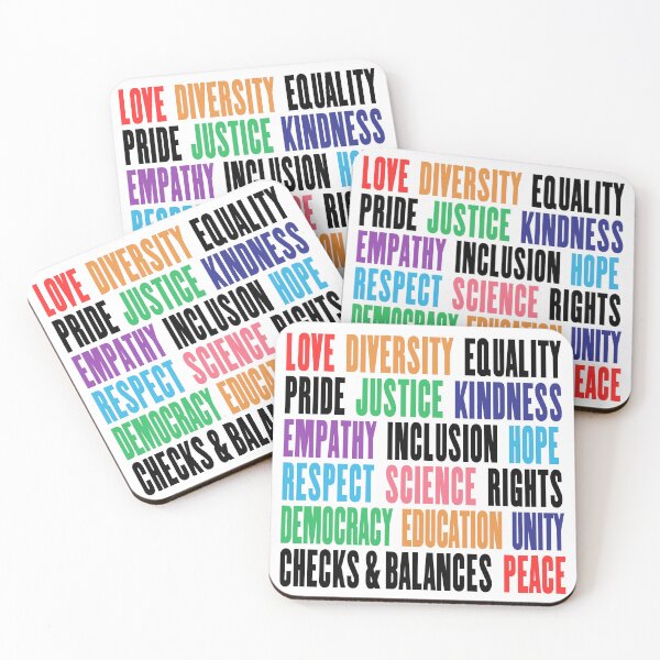 Item preview, Pro Love Diversity Equality Pride Empathy Science Checks Balances Tshirts Hoodies Hats Stickers Magnets Anti Trump Fuck Trump Flags Banners  designed and sold by allfreelance.