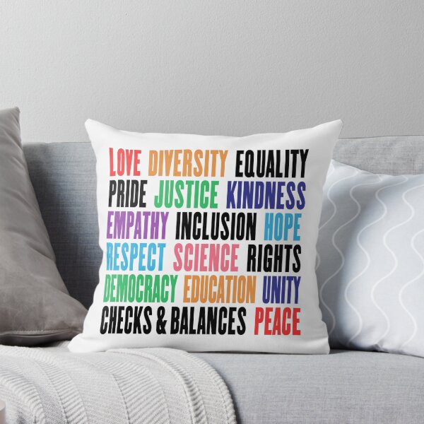 Item preview, Pro Love Diversity Equality Pride Empathy Science Checks Balances Tshirts Hoodies Hats Stickers Magnets Anti Trump Fuck Trump Flags Banners  designed and sold by allfreelance.