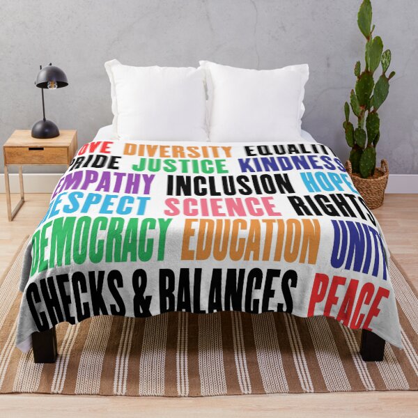Item preview, Pro Love Diversity Equality Pride Empathy Science Checks Balances Tshirts Hoodies Hats Stickers Magnets Anti Trump Fuck Trump Flags Banners  designed and sold by allfreelance.