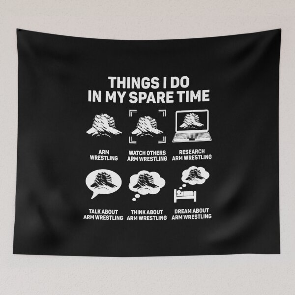 Item preview, Things I Do In My Spare Time Arm Wrestling Wrestler designed and sold by DexertimaArt.