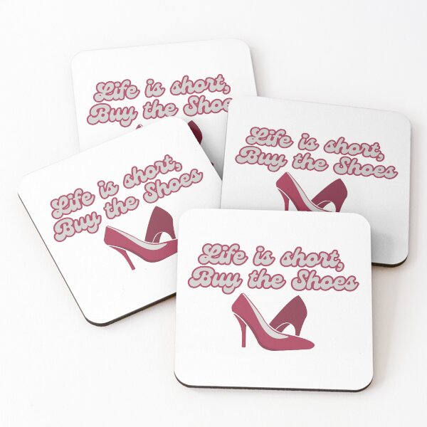 Item preview, Life is Short, Buy the Shoes (Burgundy) designed and sold by DixieGirlStudio.