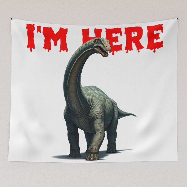 Item preview, Stylized Brontosaurus in a Fierce Attitude designed and sold by rgagliardi2017.