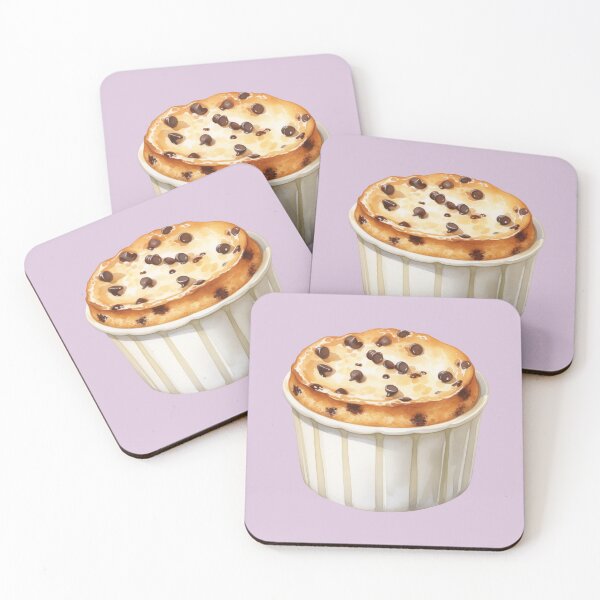 Aperçu de l'œuvre Soufflé aux pépites de chocolat et à la vanille créée et vendue par Violet Peonies.